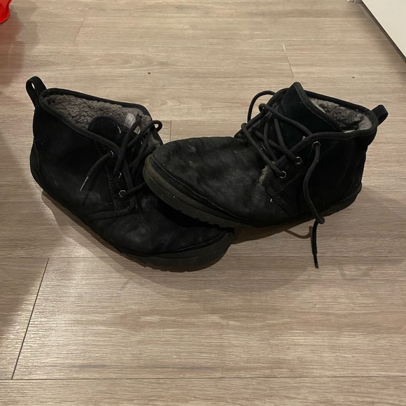 UGG Other - UGG mens neumel black sued boots size 12